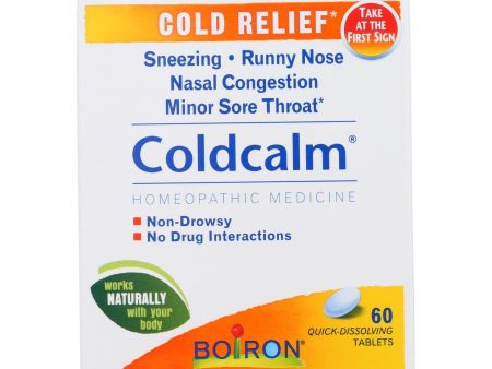 Boiron - Coldcalm Cold - 60 Tablets Online now