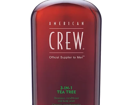 American Crew 3-in-1 Tea Tree Shampoo. Conditioner, Body Wash Online