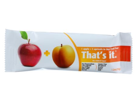 That s It Fruit Bar - Apple And Apricot - Case Of 12 - 1.2 Oz Hot on Sale