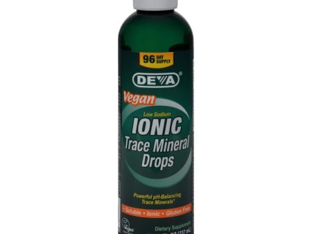 Deva Vegan Vitamins - Ionic Trace Mineral Drops - 8 Fl Oz For Discount