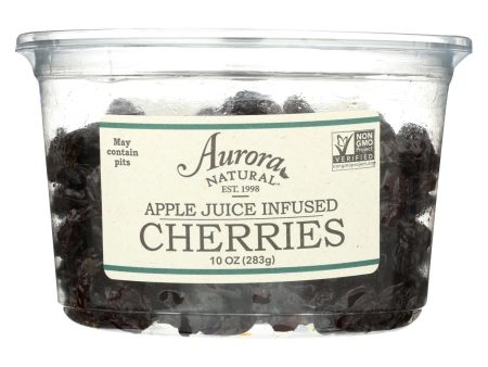 Aurora Natural Products - Apple Juice Infused Cherries - Case Of 12 - 10 Oz. Discount