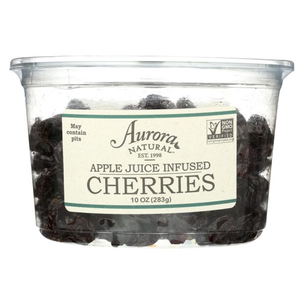 Aurora Natural Products - Apple Juice Infused Cherries - Case Of 12 - 10 Oz. Discount