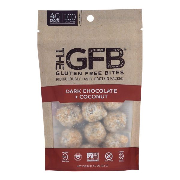 The Gluten Freeb Bites - Dark Chocolate Coconut - Case Of 6 - 4 Oz Sale